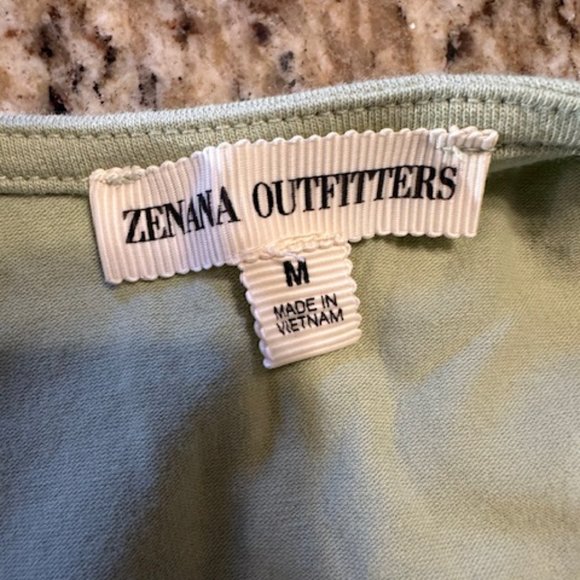 Moss V Cut Tank with Back Strap - Picture 8 of 9